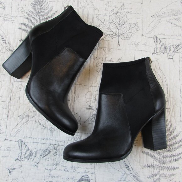 EUC Adrienne Vittadini Women's Ratti Stretch Booties Black womens size 9M - Picture 2 of 10